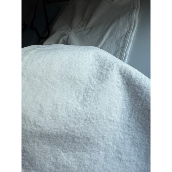 $128 Madewell Perfect Vintage Wide Leg Crop Jean - White - 25 - Picture 10 of 10